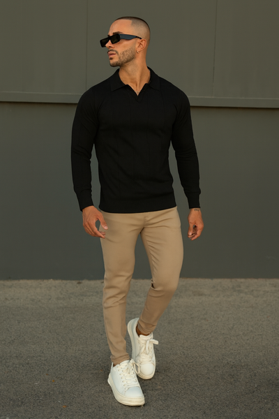 THE CANNES POLO - BLACK