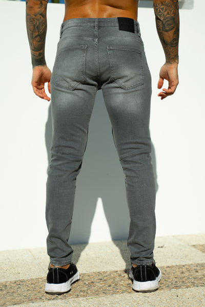 THE JUDE SLIM JEANS - GRAY
