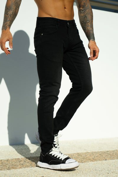 THE JUDE SLIM JEANS - BLACK