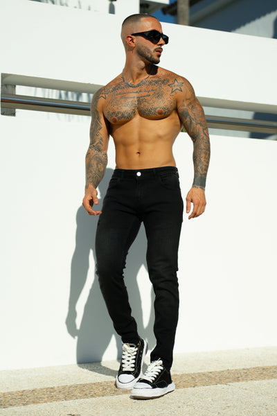 THE JUDE SLIM JEANS - BLACK