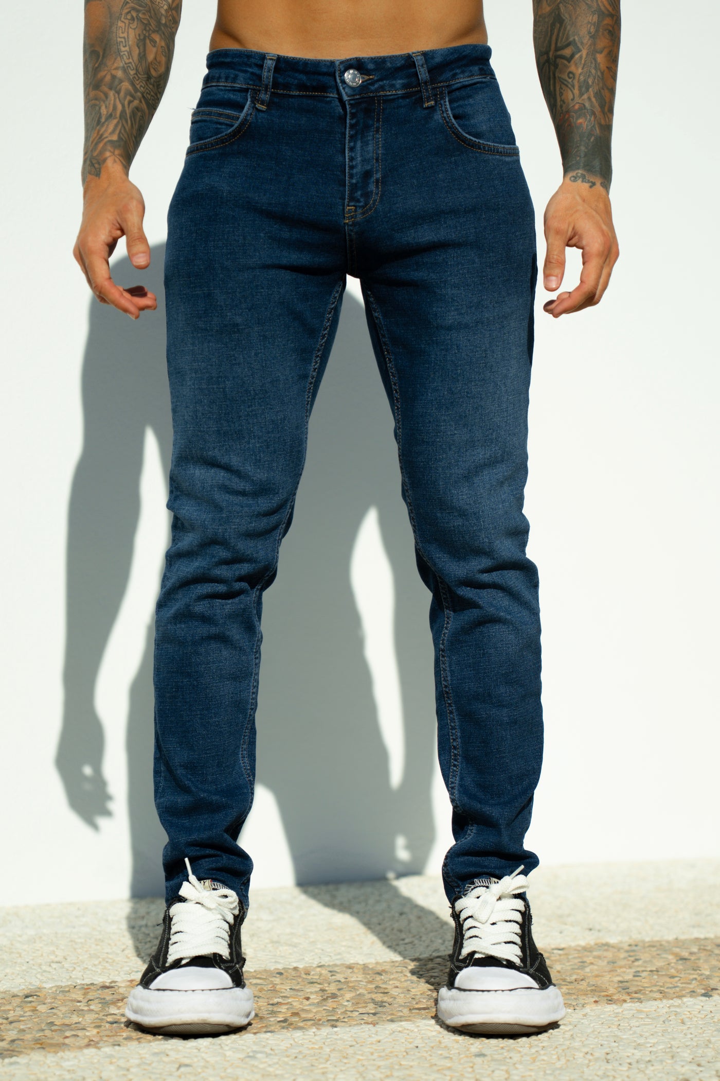 THE JUDE SLIM JEANS - NAVY