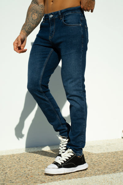THE JUDE SLIM JEANS - NAVY