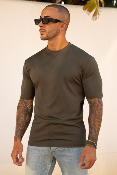 GLANS T-SHIRT - KHAKI