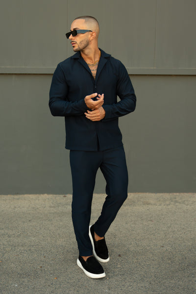 THE MARBA PANTS - NAVY