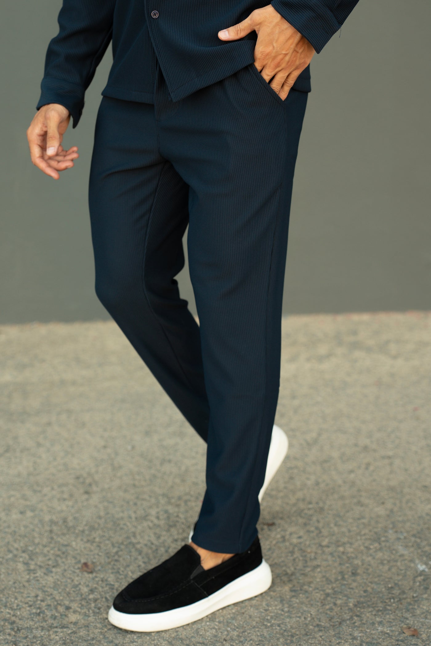 THE MARBA PANTS - NAVY