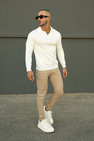 THE V1 TROUSERS - BEIGE