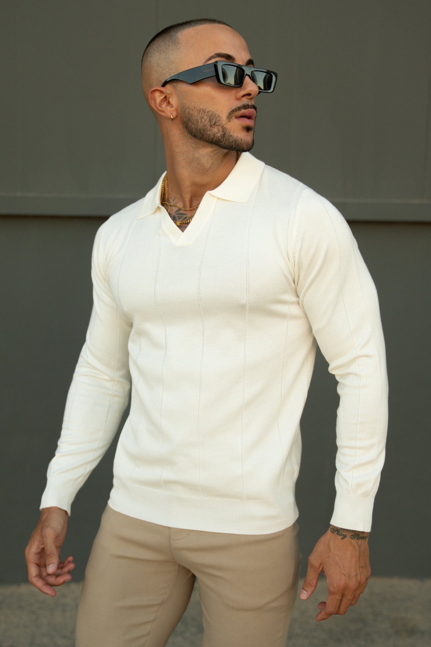 THE CANNES POLO - WHITE