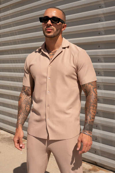 THE IBIZA SET - BLOUSE + BROEK - BEIGE