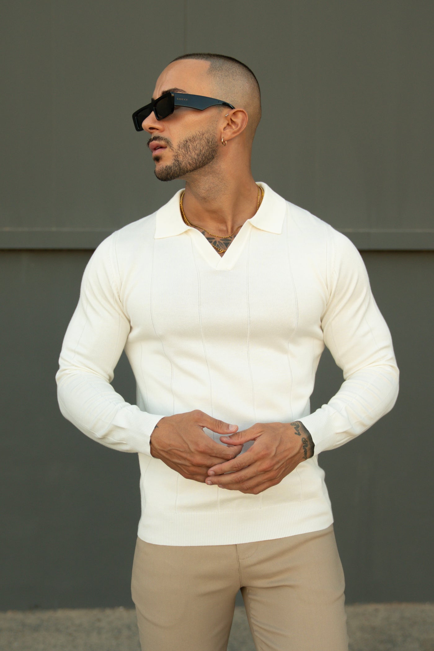 THE CANNES POLO - WHITE