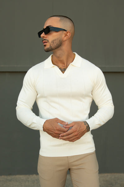 THE CANNES POLO - WHITE
