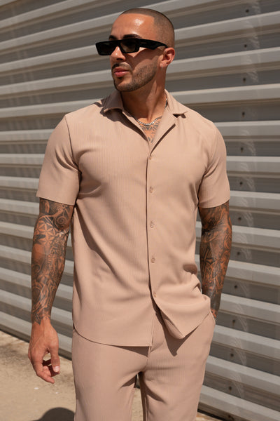 THE IBIZA SET - BLOUSE + BROEK - BEIGE