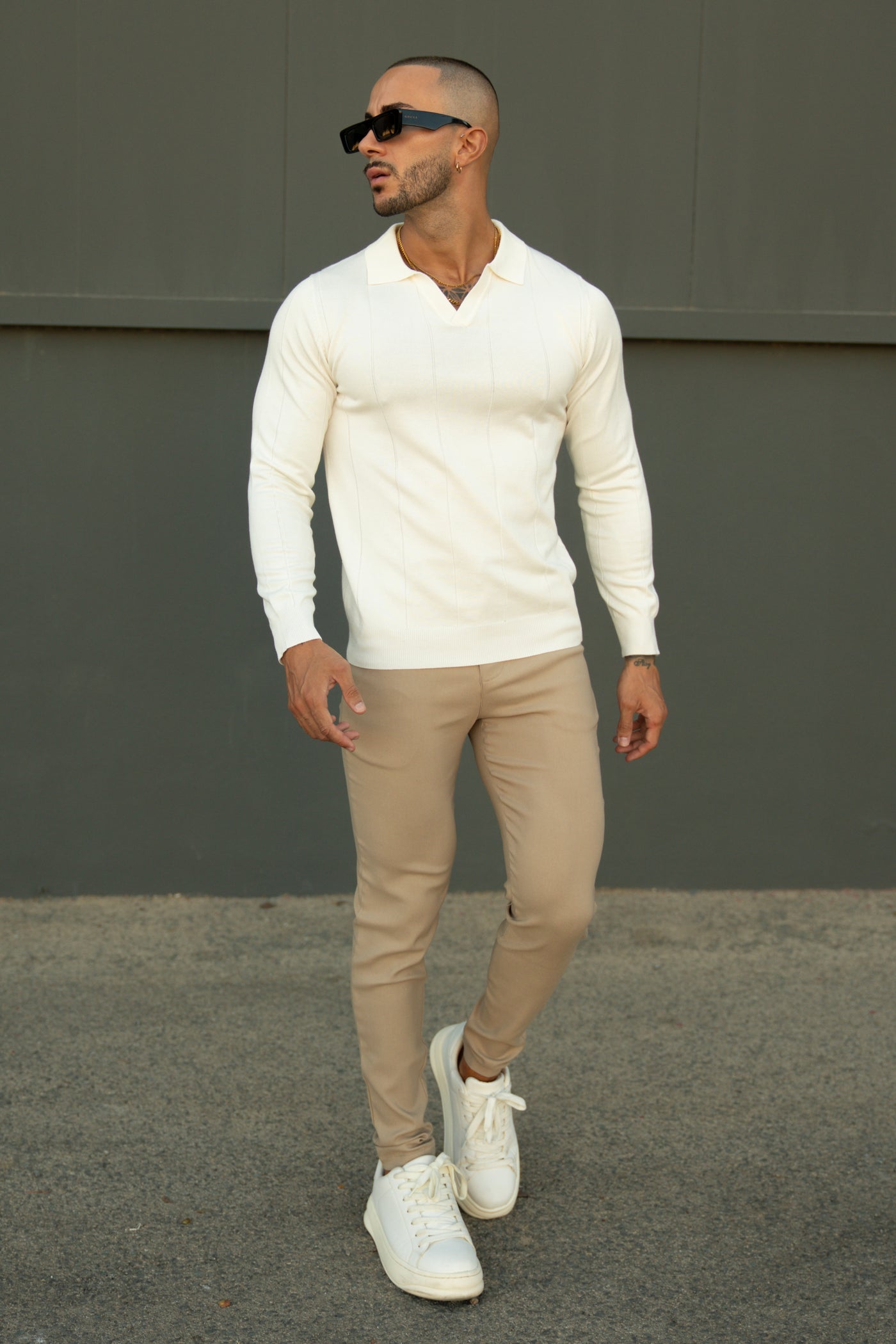 THE CANNES POLO - WHITE