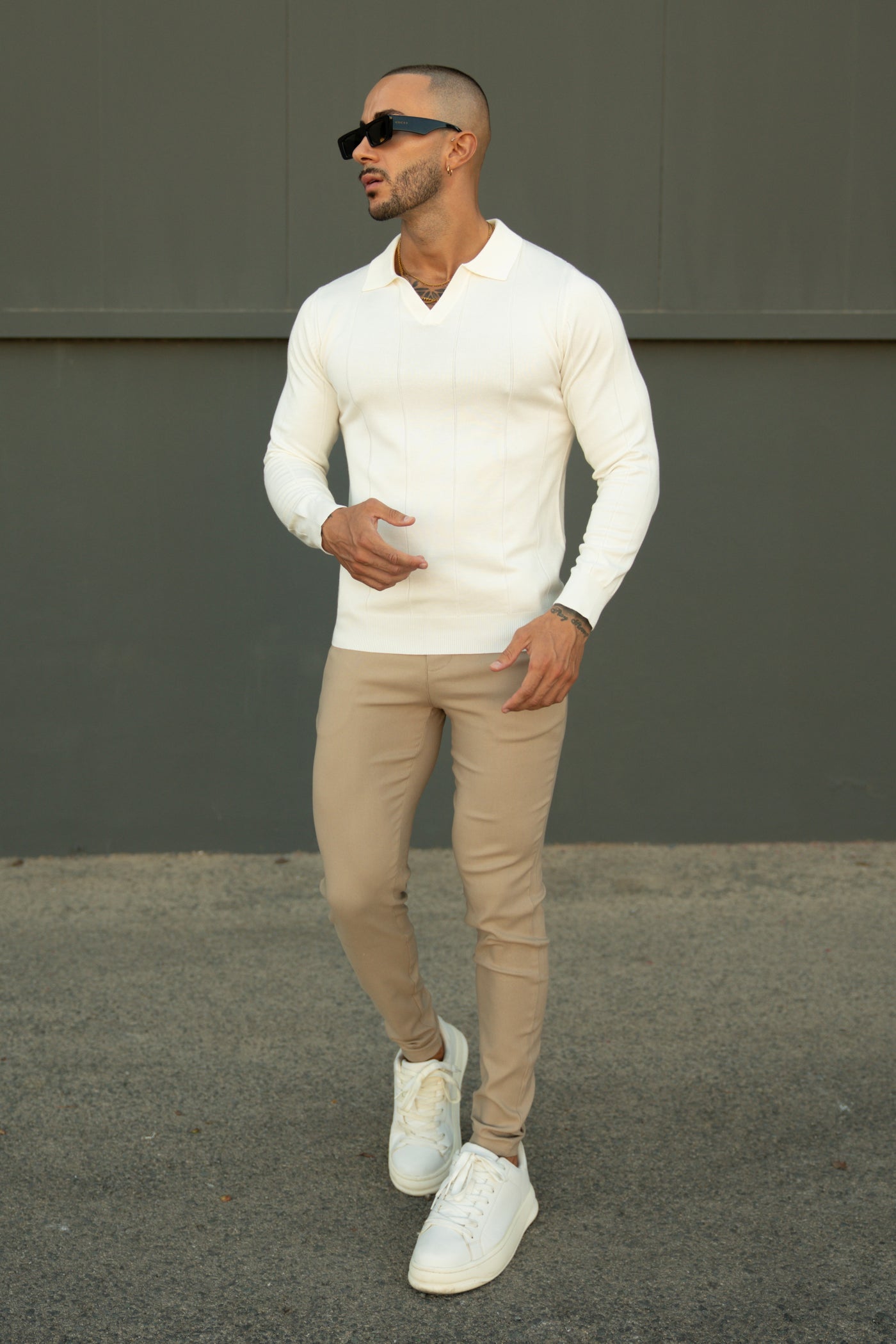 THE CANNES POLO - WHITE