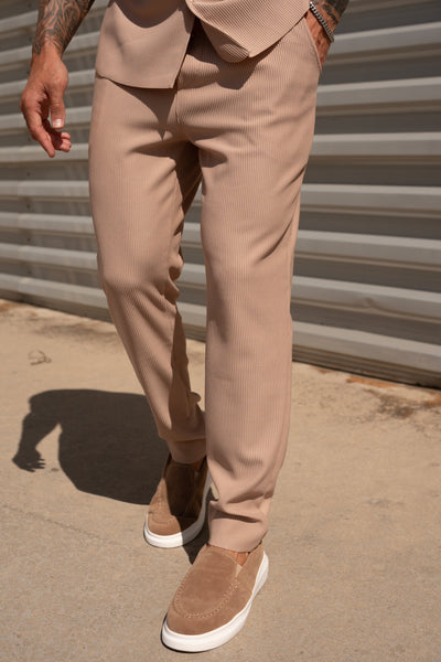 THE IBIZA SET - BLOUSE + BROEK - BEIGE