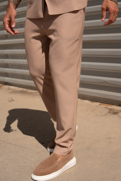 THE IBIZA SET - BLOUSE + BROEK - BEIGE