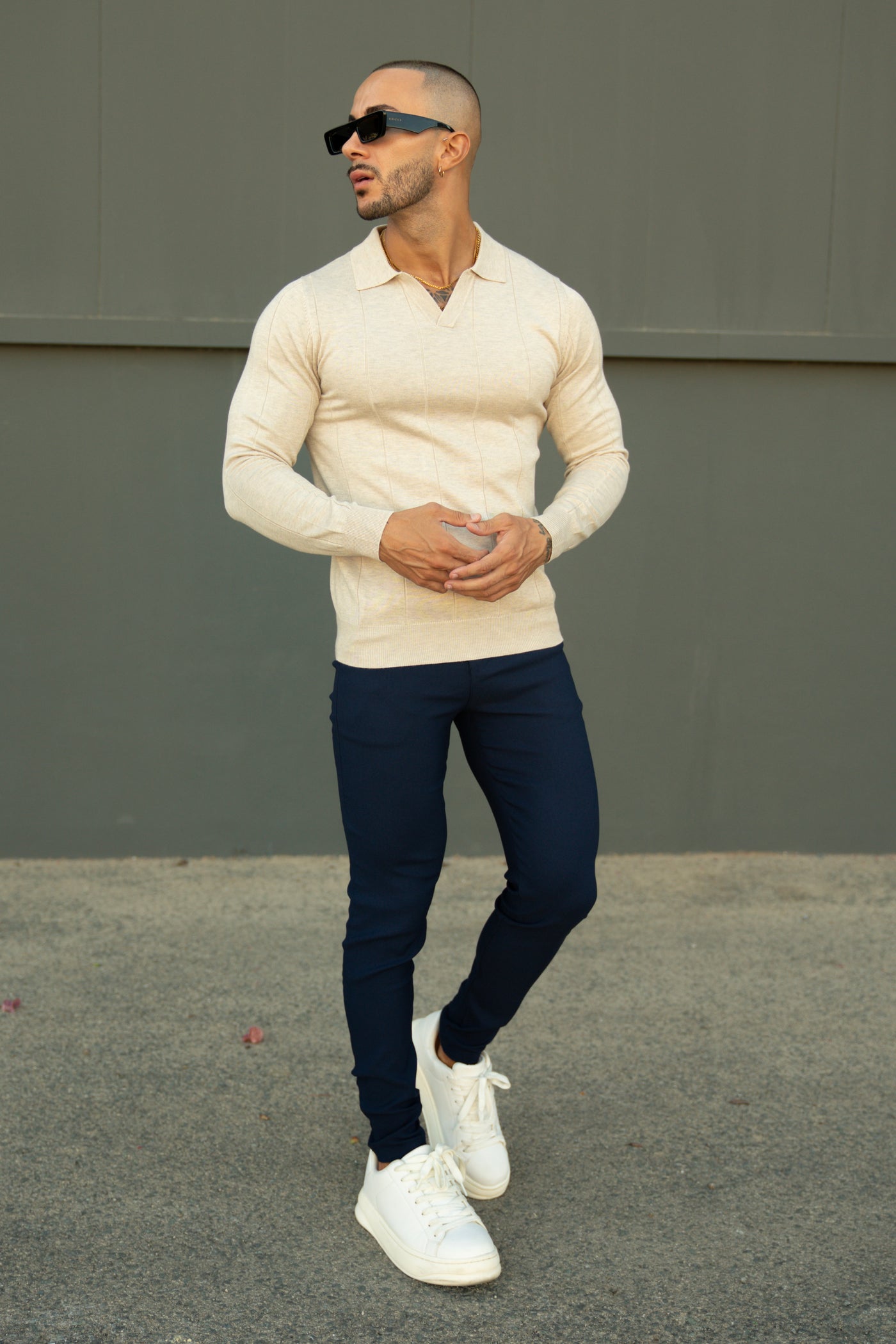 THE CANNES POLO - BEIGE