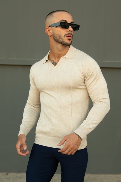 THE CANNES POLO - BEIGE