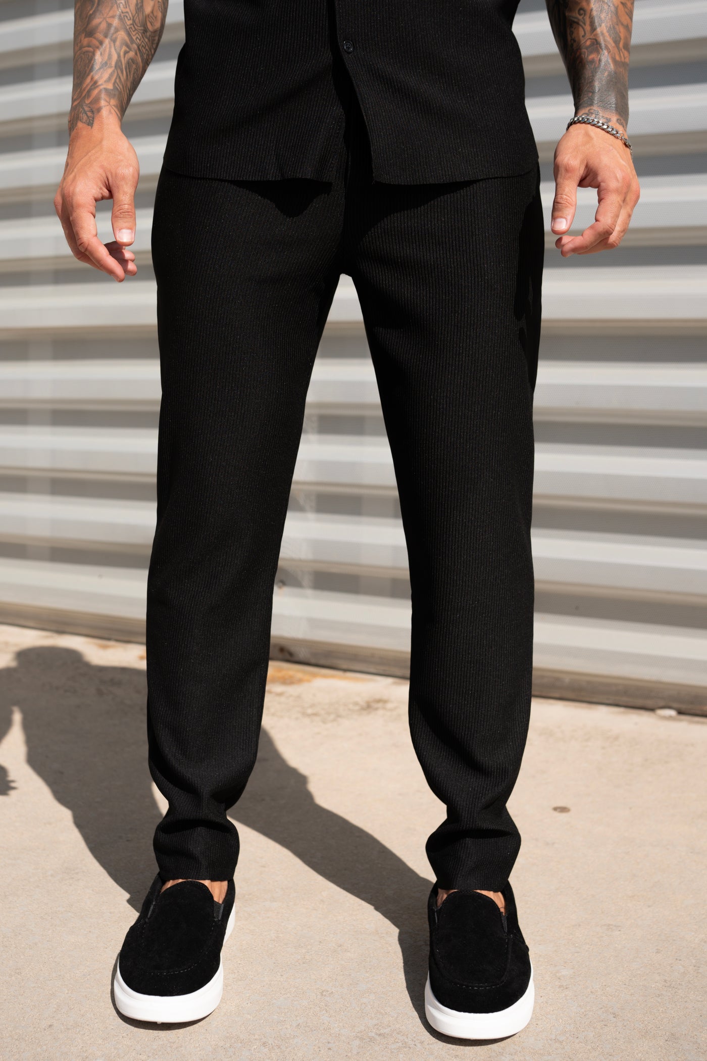 THE IBIZA SET - BLOUSE + BROEK - BLACK