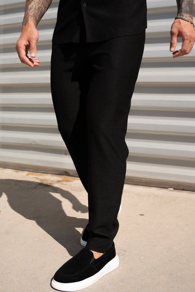 THE IBIZA SET - BLOUSE + BROEK - BLACK