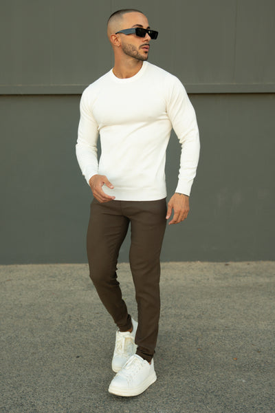 THE CREWNECK KNIT - WHITE