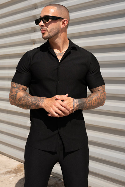 THE IBIZA SET - BLOUSE + BROEK - BLACK