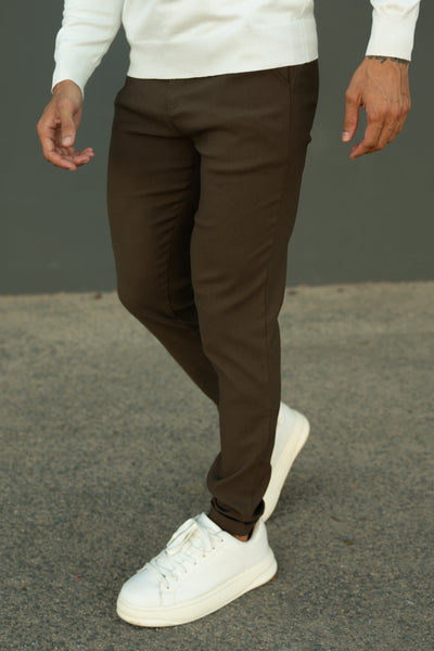 THE V1 TROUSERS - BROWN