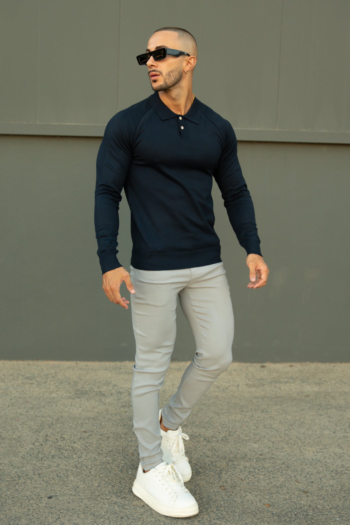 THE SADE POLO - NAVY
