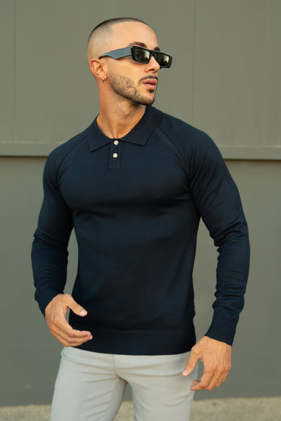 THE SADE POLO - NAVY