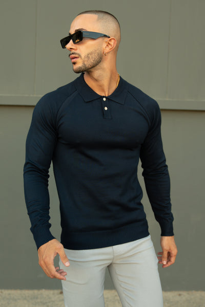 THE SADE POLO - NAVY