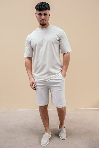 GLANS T-SHIRT - BEIGE