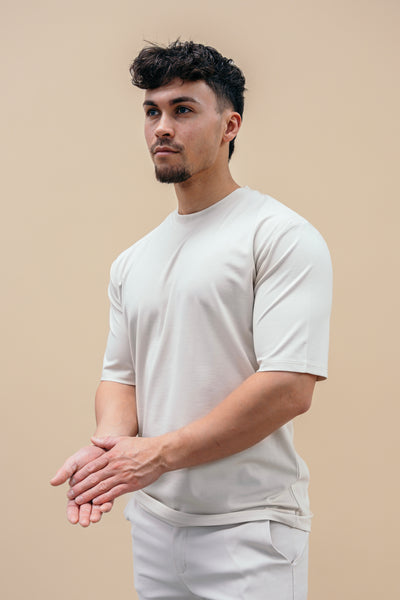 GLANS T-SHIRT - BEIGE