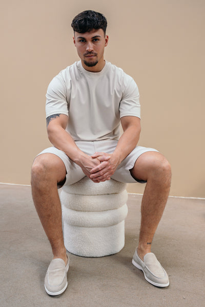GLANS T-SHIRT - BEIGE