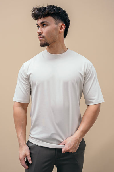 GLANS T-SHIRT - BEIGE