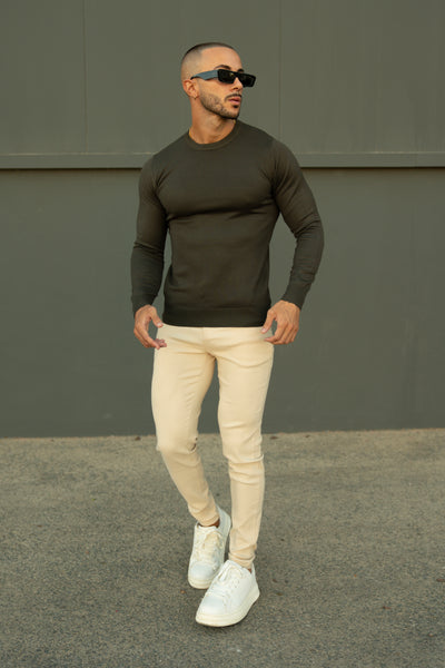 THE CREWNECK KNIT - GREEN