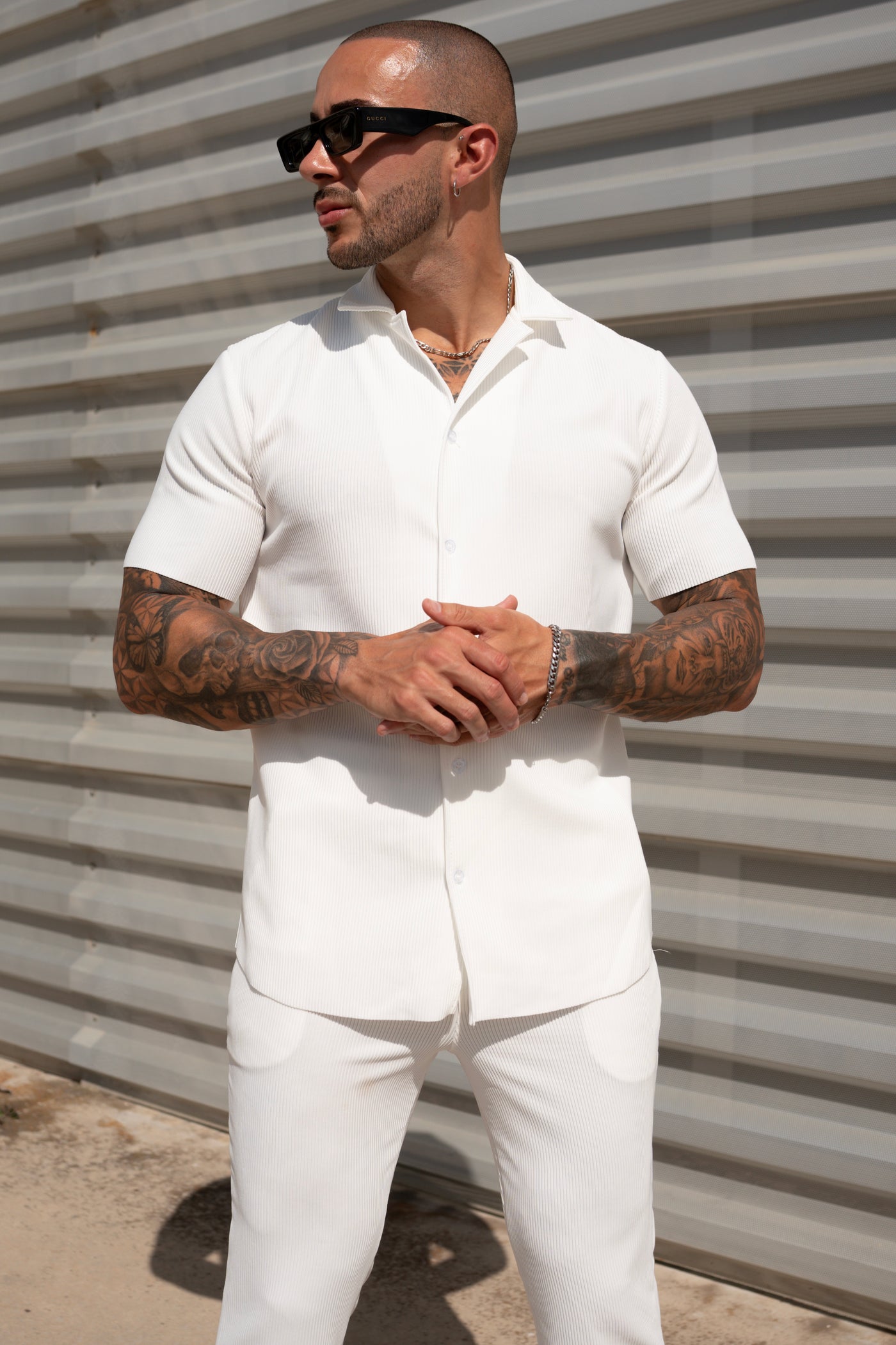 THE IBIZA SET - BLOUSE + BROEK - WHITE