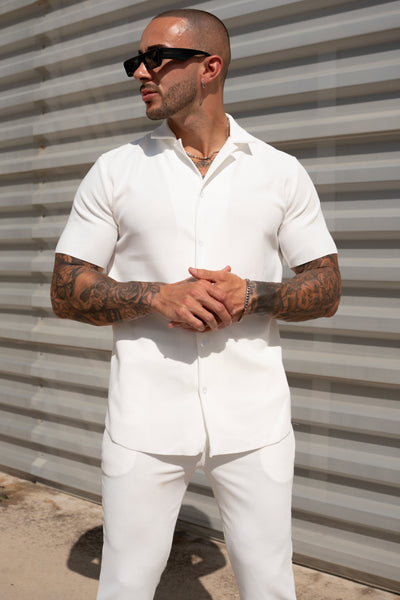 THE IBIZA SET - BLOUSE + BROEK - WHITE