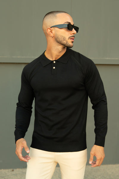 THE SADE POLO - BLACK