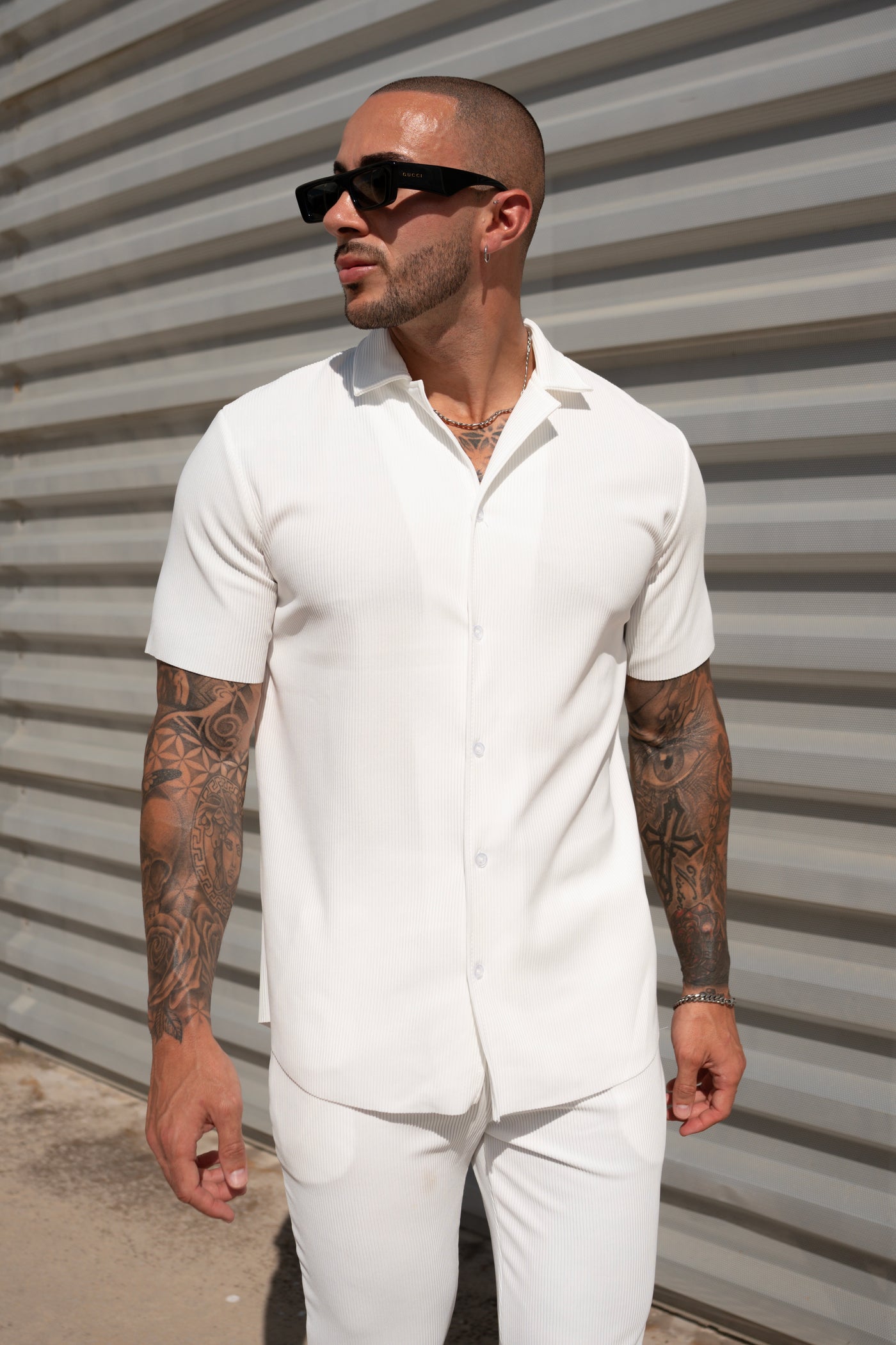 THE IBIZA SET - BLOUSE + BROEK - WHITE