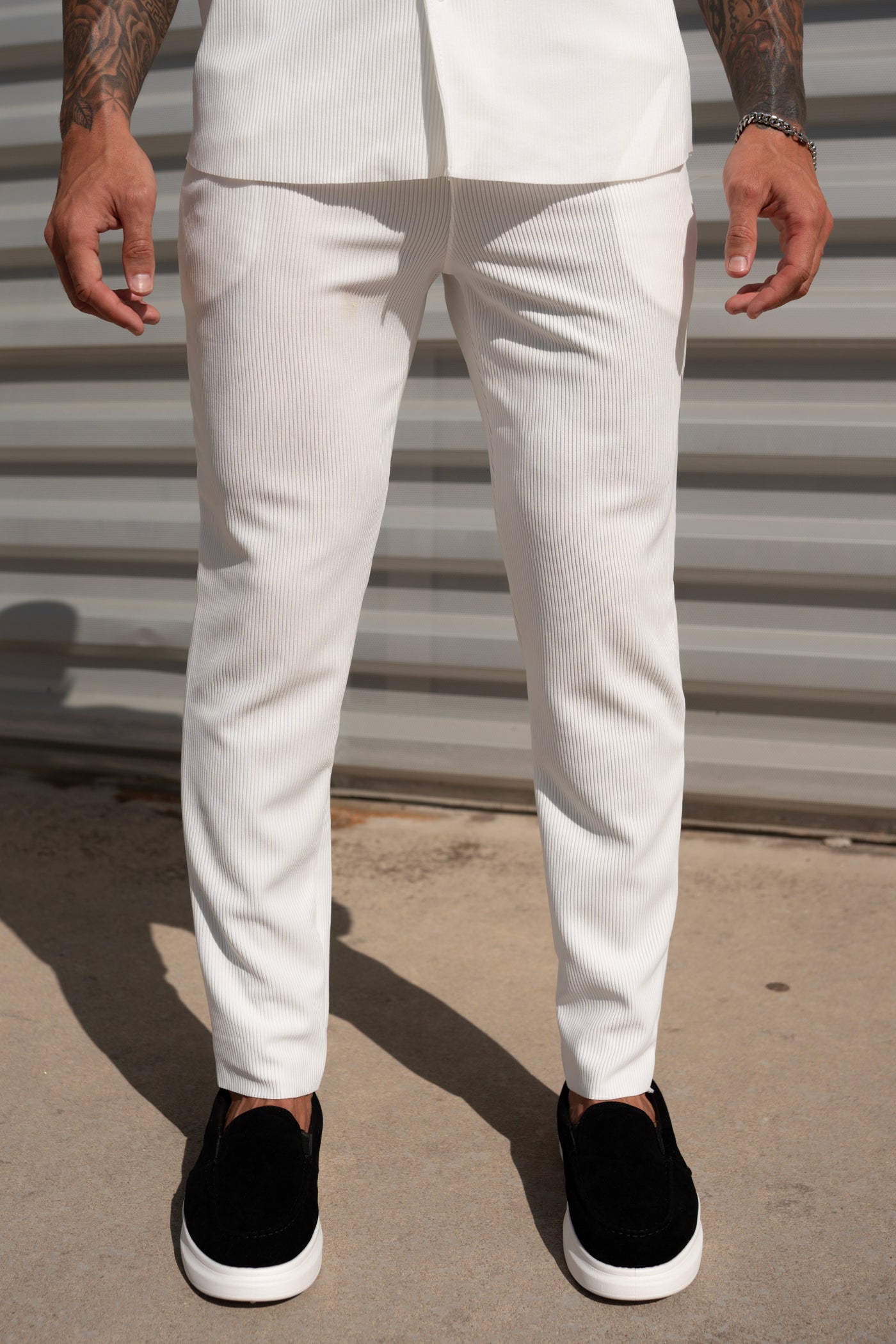 THE IBIZA SET - BLOUSE + BROEK - WHITE