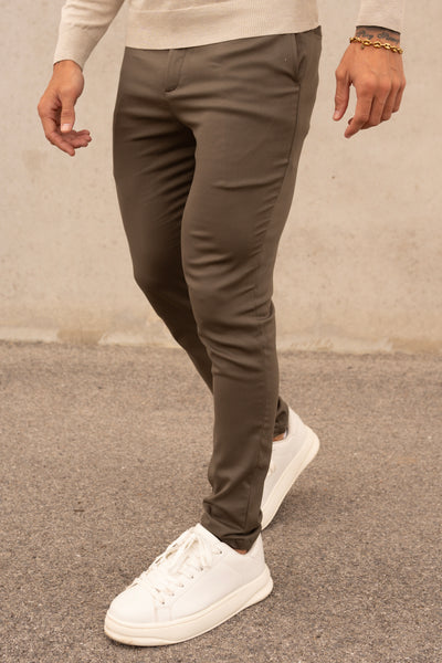 THE SLIM FIT TROUSER - GROEN