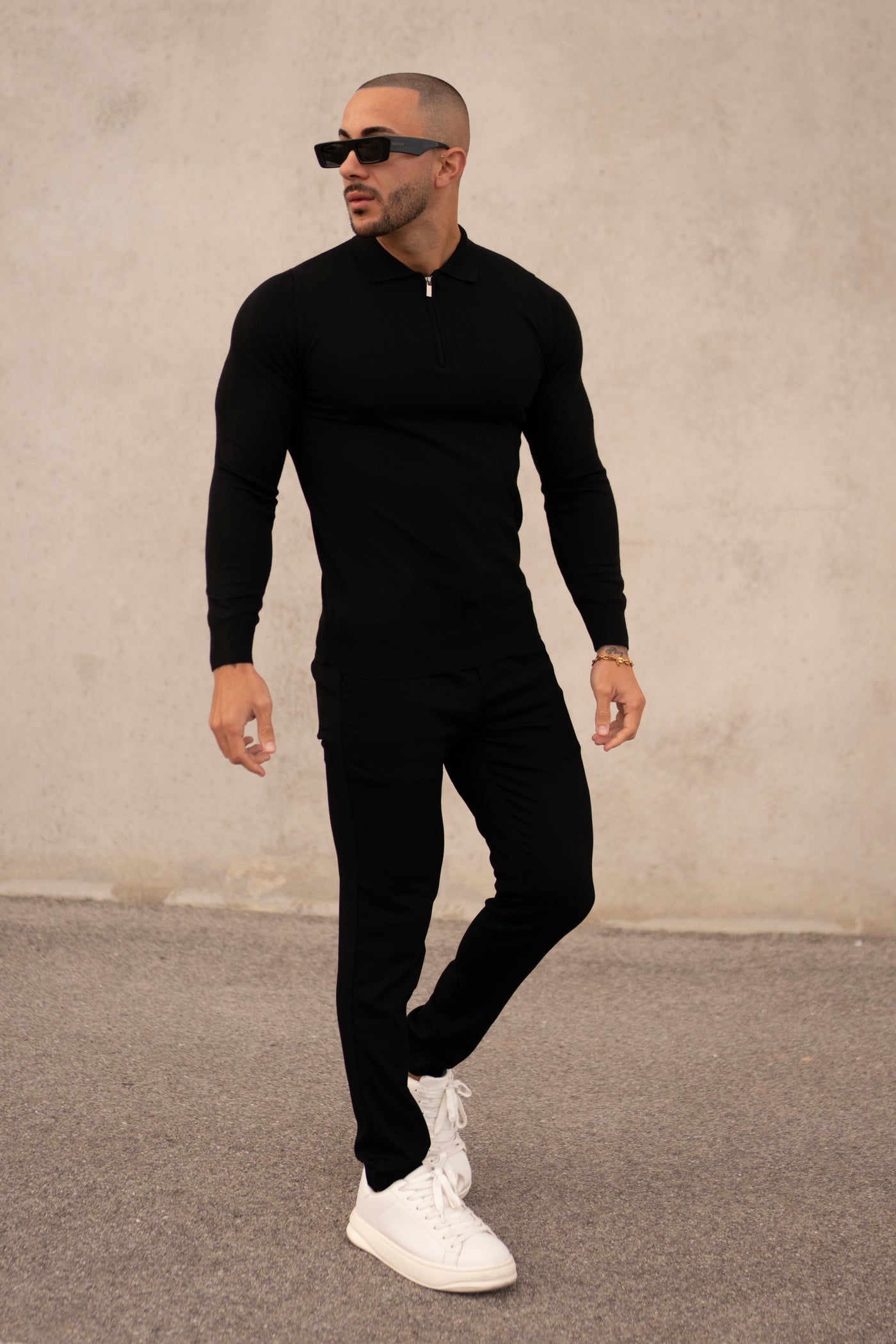 THE SLIM FIT TROUSER - BLACK