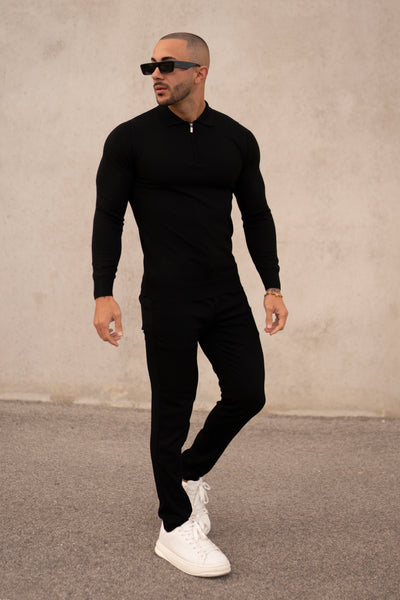 THE SLIM FIT TROUSER - BLACK