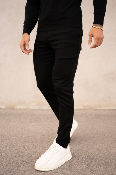 THE SLIM FIT TROUSER - BLACK