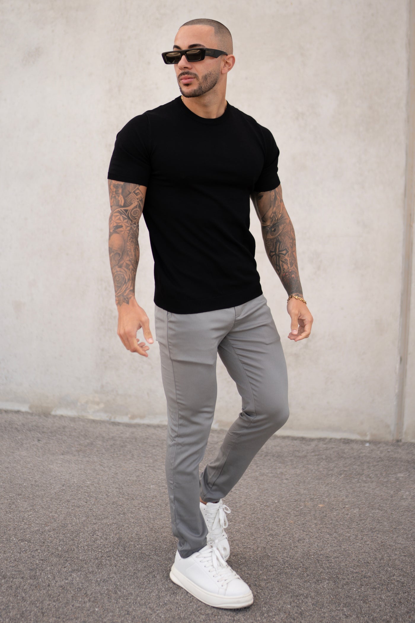 THE SLIM FIT TROUSER - GRIJS