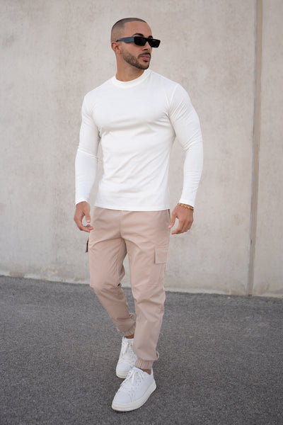 THE GLOSS LONG SLEEVE - WHITE