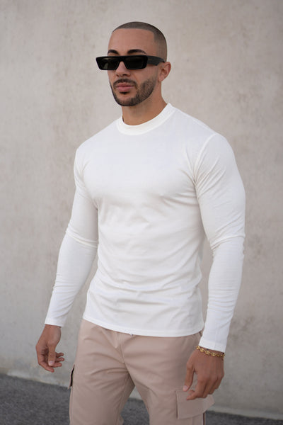 THE GLOSS LONG SLEEVE - WHITE