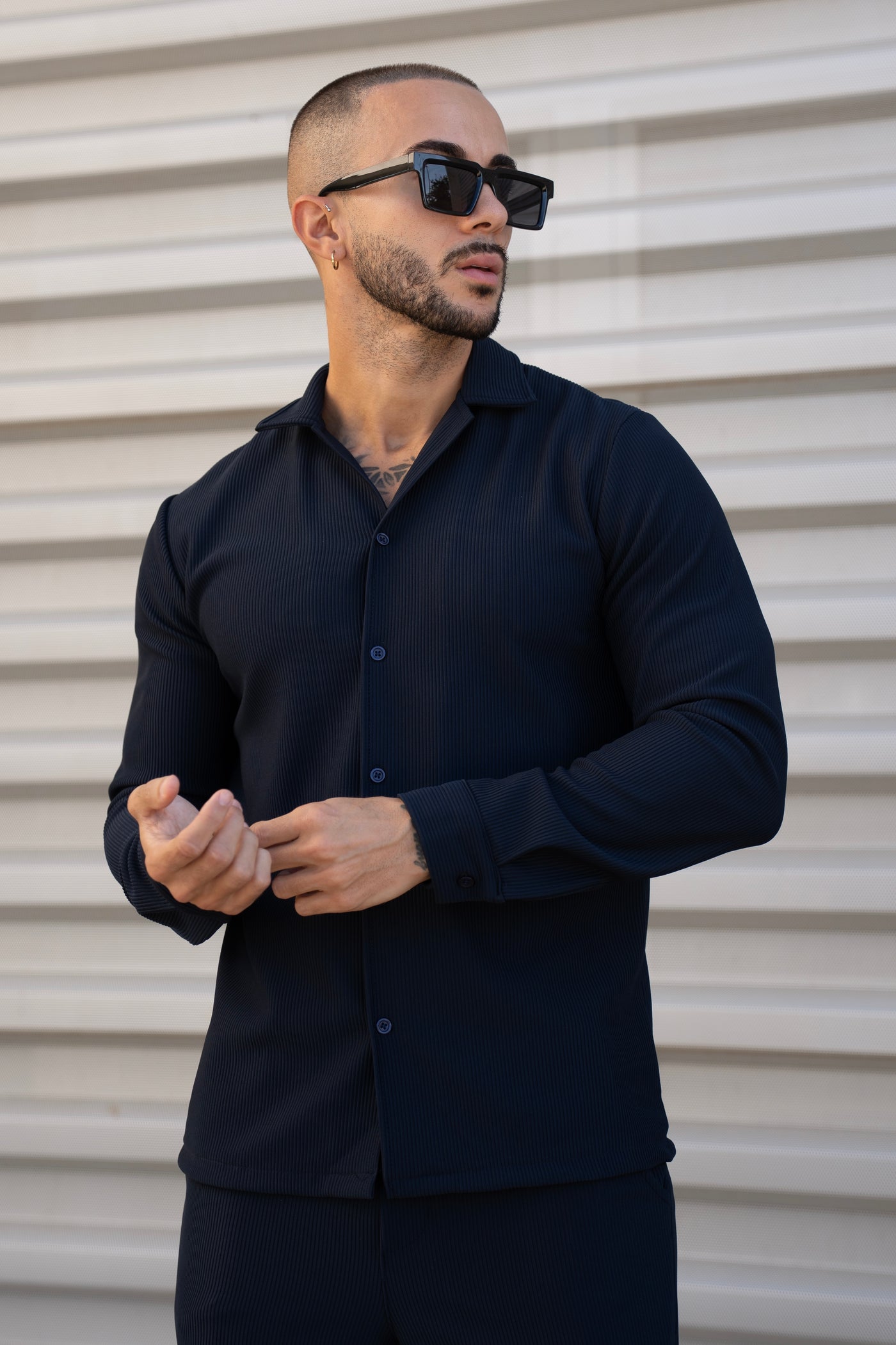 THE MARBA OVERHEMD - NAVY
