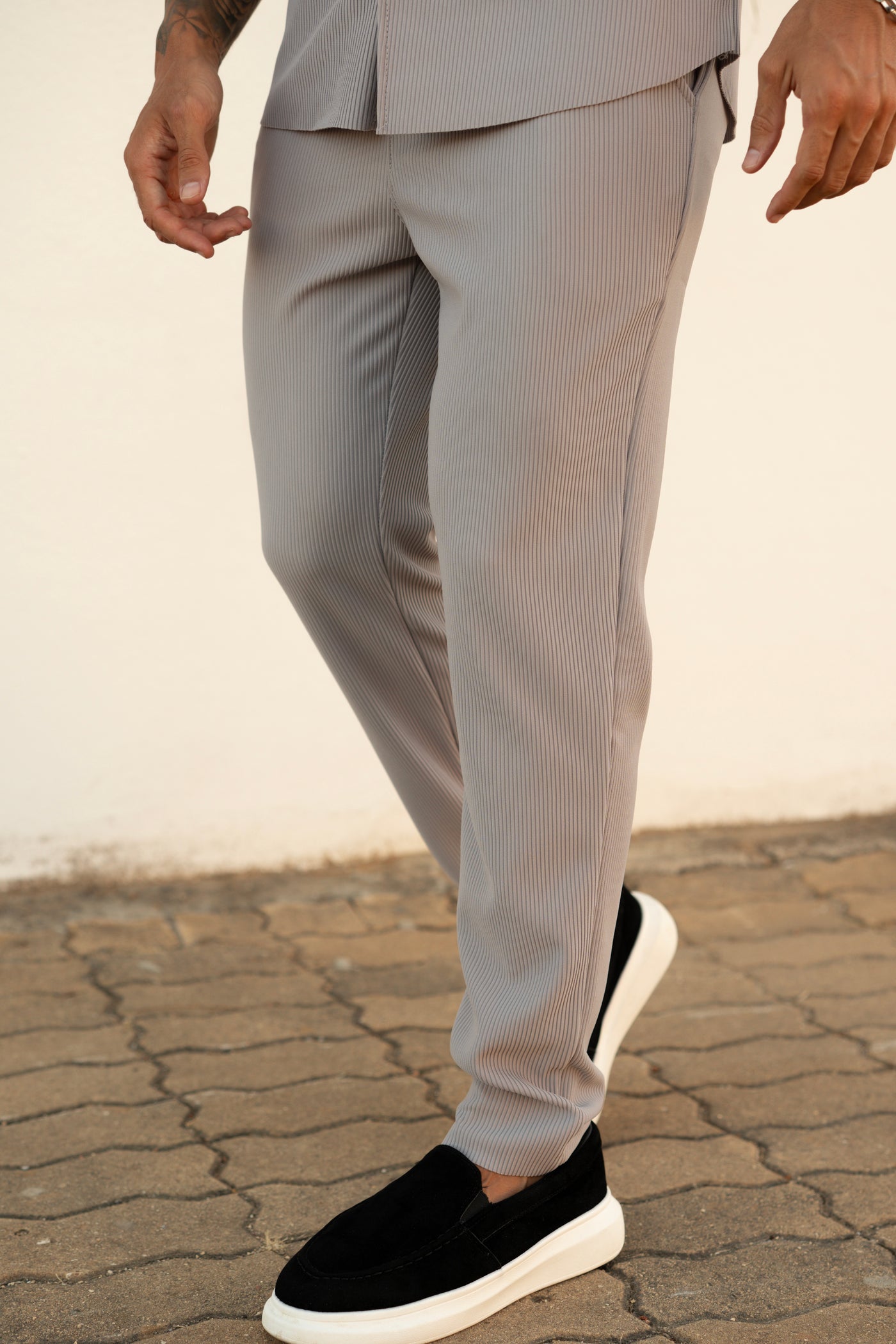 THE IBIZA SET - BLOUSE + BROEK - GRAY