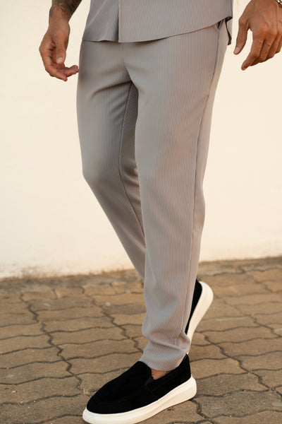THE IBIZA SET - BLOUSE + BROEK - GRAY