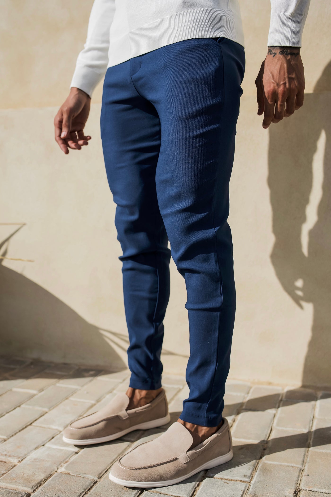 THE V1 TROUSERS - BLAUW (XXL ONLY)